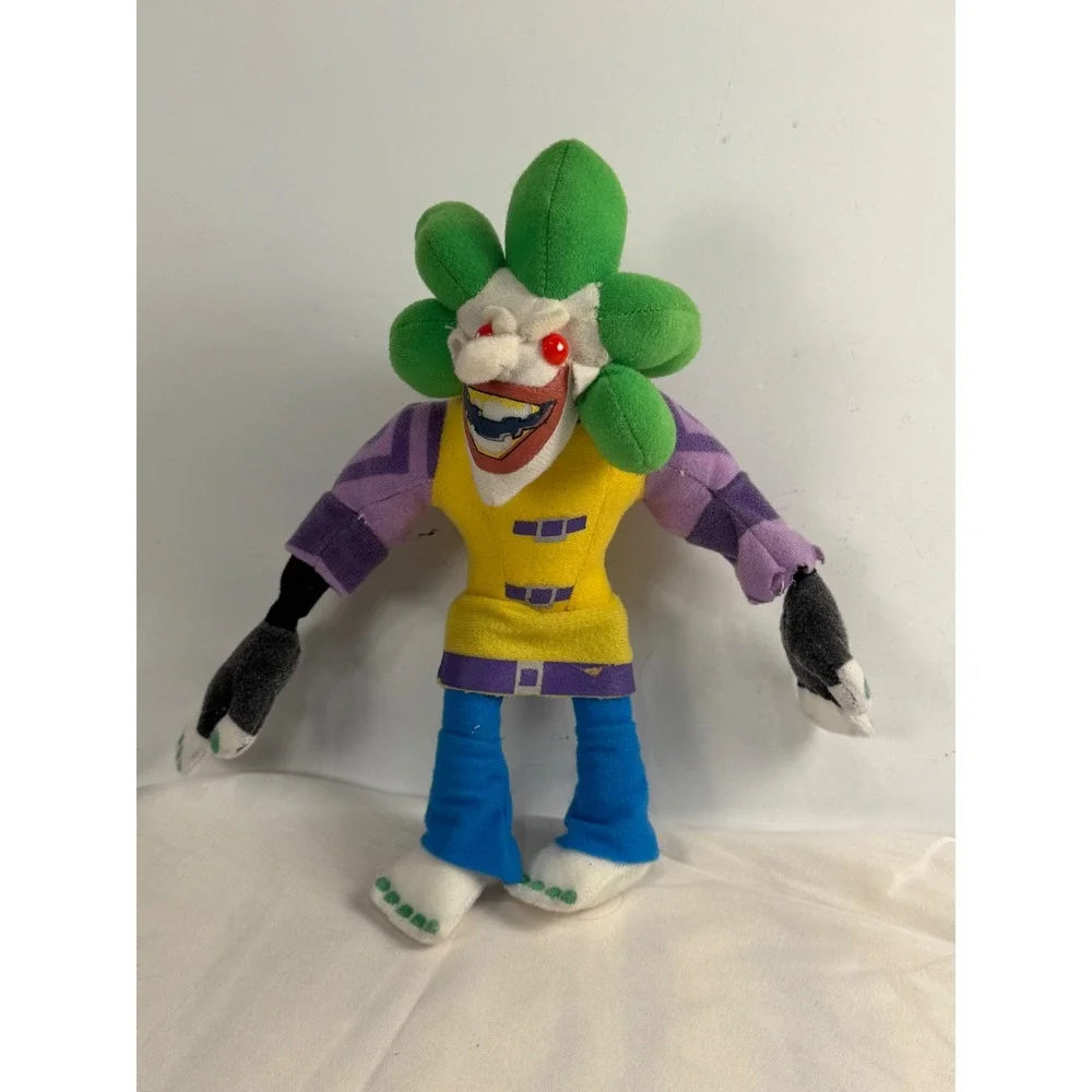 DC Comics The Batman 2005 Joker Plush Figure Green Hair Purple Yellow 10 inch